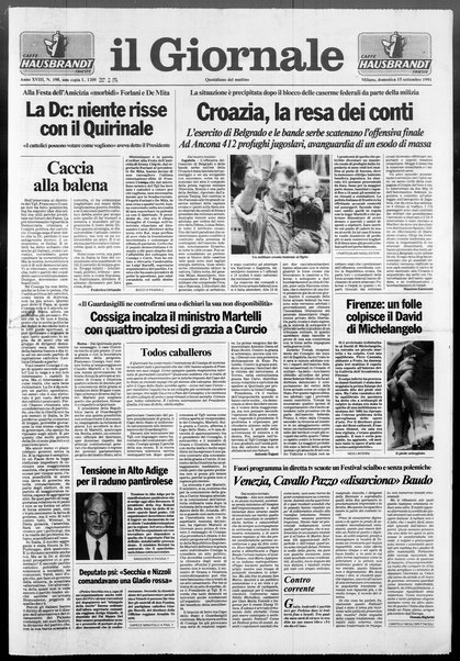 Il giornale : quotidiano del mattino